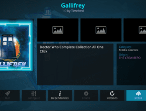 How To Install Gallifrey Kodi Addon On Kodi