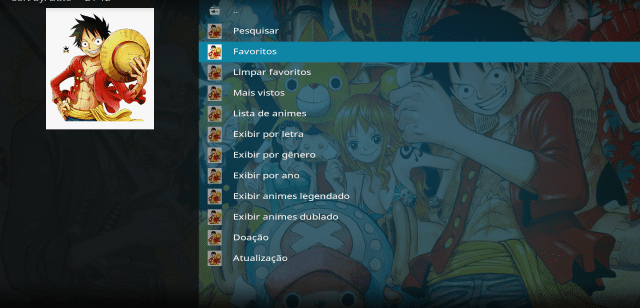 Animes Play Addon Menu