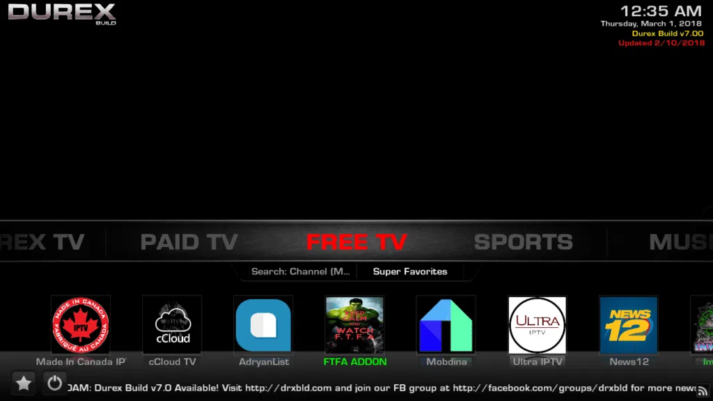 How to Install Durex Kodi Build 2023 on Firestick/Android